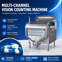 Machine de comptage automatique multi-canaux à vision haute vitesse pour capsules, pilules, grains de café et graines – 5000-8000 pièces/min