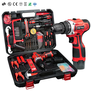 Çok Fonksiyonlu 108 Parça Akülü Matkap Seti Ev Tipi Kombine Elektrikli Akülü Matkap Ahşap İşleme Elektrikli Alet Kutusu Hırdavat Alet Setleri - Product Image 1