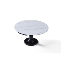 Table à manger ronde extensible et rotative sur mesure, livraison rapide, directement de l'usine, OEM