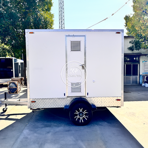 Toilettes mobiles Remorque 9,5 pieds Salle de bains portable pour événements en plein air et sites éloignés - Product Image 3