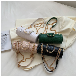 Nouveau sac à bandoulière à chaîne de haute qualité sac à bandoulière à cylindre pour femmes - Product Image 6
