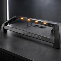 GWM Tank 500 - Barre de protection en acier carbone de haute qualité avec éclairage intégré - Protection de pare-chocs avant - Accessoires extérieurs tout-terrain 4x4