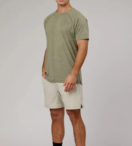 Camiseta de Cáñamo con Logotipo Personalizado para Hombre, Camiseta Ecológica de Algodón Orgánico Sostenible, Camiseta de Bambú en Blanco, Camiseta de Algodón de 300 g/m² - Product Image 5