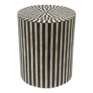 Table basse carrée en résine LAMETIERARTZ LMA48622, style moderne, avec tiroirs de rangement, pour salon et chambre à coucher - Product Image 6