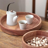 Plateau de service en bois multifonctionnel écologique au design moderne - Style créatif pour la cuisine et le salon, haute qualité, différentes tailles