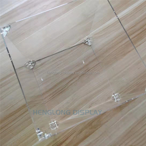 Detachable Clear Acrylic Display Case Display Box Assemble Counter top box display case