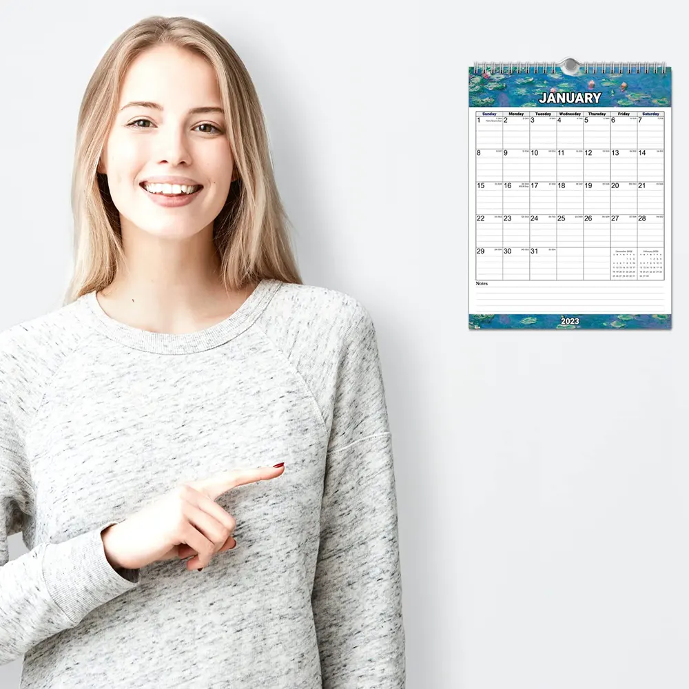2024 di stampa personalizzata 2025 calendario mensile settimanale da parete strappa il calendario appeso per fare un Planner di elenchi 365 giorni calendario da parete