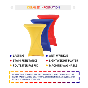 Bán buôn bảng màu rắn vải polyester <span class=keywords><strong>cotton</strong></span> cho home & khách sạn sử dụng cho tiệc cưới Tiệc Tùng & Cocktail trang trí - Product Image 4