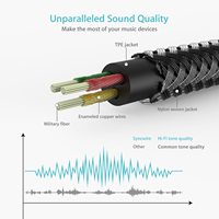 Câble audio métallique externe, 3.5mm, prise stéréo mâle à mâle, 3.5mm, aux, pour téléphone, casque audio, enceinte de voiture et MP3