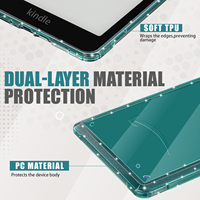 Étui de protection souple brillant en TPU moulé sur mesure pour Kindle 12e génération 2024 Paperwhite 7 pouces, housse antichute pour tablette e-reader