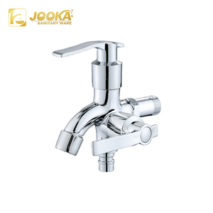 Grifo de Agua de Plástico de Doble Salida, Económico, Directo de Fábrica, de 2 Vías para Exteriores y Lavadora - Product Image 1
