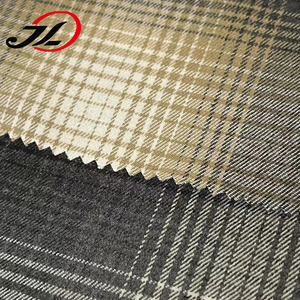 Hot Selling Tr Suiting Fabric 80% Polyester 17% Viscose 3%spandex Check Fabric for <strong>Garmants</strong> - Product Image 5