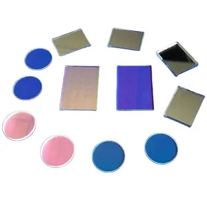 1mm 2mm 3mm Độ dày BK7 K9 Sapphire hợp nhất silica Zn SN GE si jgs1 chịu nhiệt lưỡng sắc kính lọc màu UV bộ lọc quang học