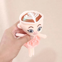 Peluche JM Tralalero Tralala avec musique et lumières, figurine moelleuse Brainrot, jouet amusant Tung Tung Tung Sahur