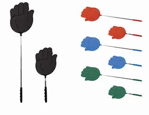 Factory Direct Supply Hand Shapes Flyswatter Pest Control Products Plastic Flyswatters