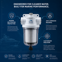 Pre-Filter UHMWPE Sintered Anti-Korosi untuk Pemantauan Kelautan & Sensor Air Laut