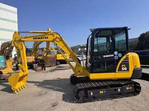 Mini pelle sur chenilles KOMATSU PC56 de 5 tonnes Japon Original bon état heures basses Caractéristiques Bon moteur pompe à engrenages Pelles d'occasion - Product Image 6