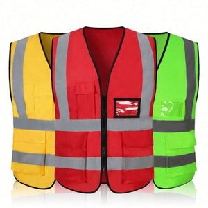 Chaleco de Seguridad Reflectante de Ingeniería al Por Mayor al Precio Más Bajo, Chaleco de Trabajo Ligero de Poliéster para Exteriores - Product Image 6