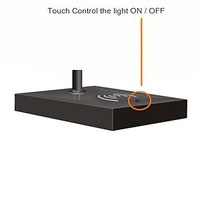 Chargeur sans fil à lévitation magnétique 3 couleurs, lampe de bureau LED avec veilleuse pour chambre à coucher, bureau, cadeau de Noël