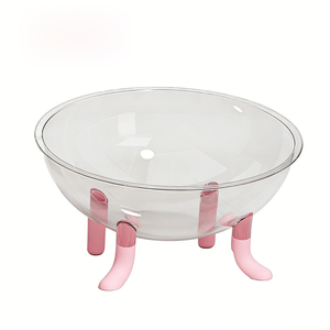 <span class=keywords><strong>Lit</strong></span> <span class=keywords><strong>pour</strong></span> chat en forme de capsule spatiale, moderne, minimaliste, en plastique transparent, écologique, léger, facile à nettoyer, meubles surélevés <span class=keywords><strong>pour</strong></span> chat d'intérieur - Product Image 2