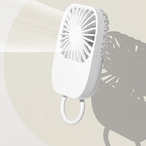 מאוורר חשמלי נייד שקט כף יד בעל 3 מהירויות נטענת באמצעות <span class=keywords><strong>USB</strong></span> עבור מלון ביתי חיצוני שימוש במאוורר פלסטיק קטן - Product Image 6