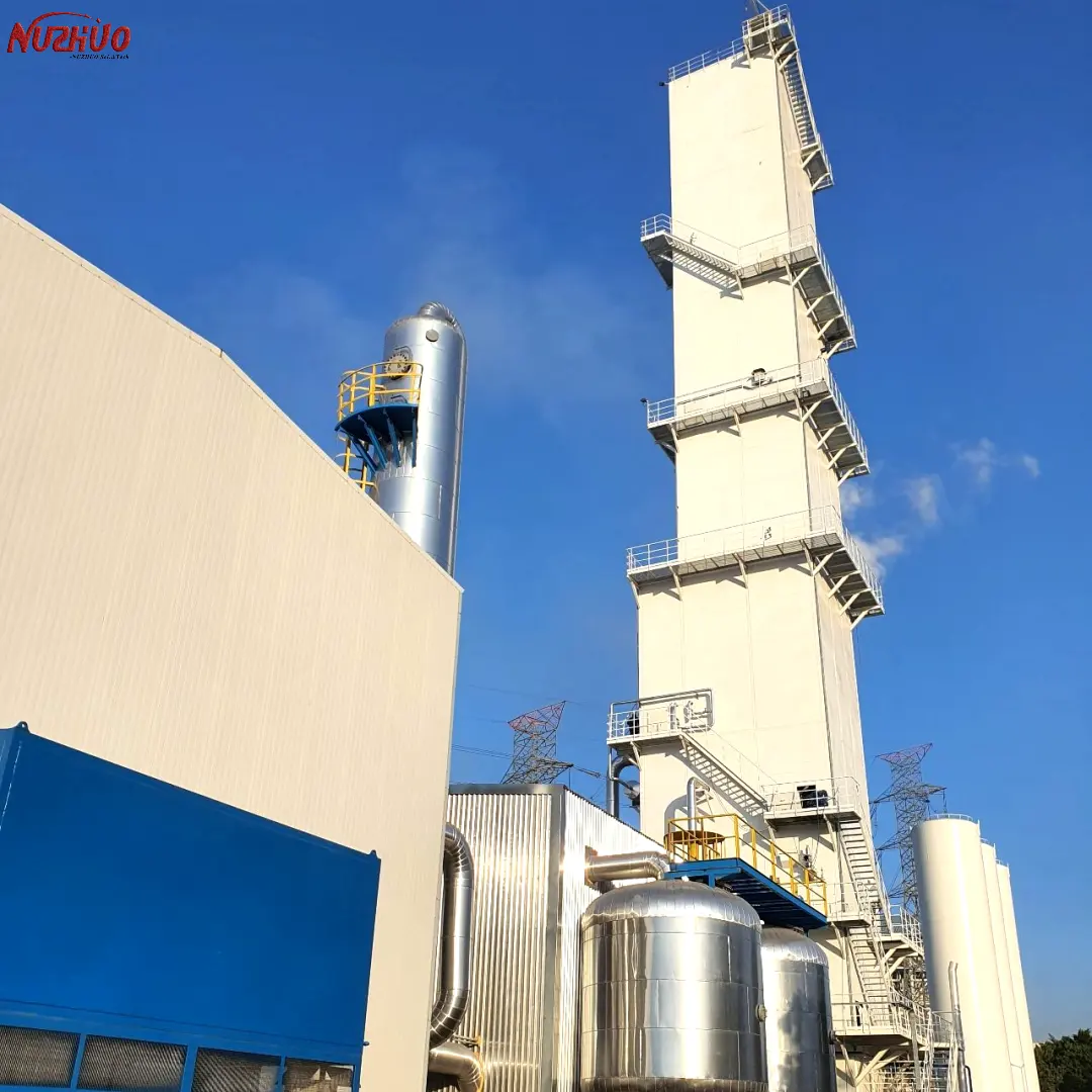 NUZHUO工業用ASUプラント極低温空気分離ユニット20トン液体窒素プラントLN2マシン