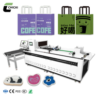 Machine d'impression numérique PLC Servo Onepass avec comptage automatique et empilage pour gobelets en papier, feuilles, petites boîtes et boîtes à pizza