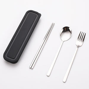 ヘンリーカスタムステンレス製ティースプーンセット、携帯用、可愛いギフトボックス入り - Product Image 2