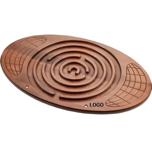 Tabla Inclinada Portátil de Madera de Haya con Juego de Laberinto para Ejercicio y Fitness de Cintura y Abdomen, Venta al por Mayor de Fábrica 2026 - Product Image 1