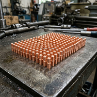 Latón Mecanizado CNC de Alta Precisión para Brocas para Fabricación de PCB, Personalizado, OEM, Certificado ISO9001