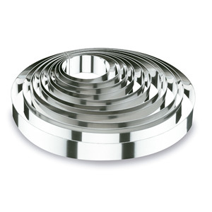 Set di Tagliabiscotti Rotondi in Acciaio Inossidabile, Varie Dimensioni, Utensili da Forno - Product Image 1