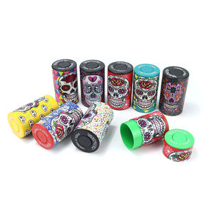 Frascos de especias de plástico personalizados, tarros de plástico para el envasado de alimentos, condimento de hierbas, miel, cabeza de fantasma de dibujos animados, tarro sellado - Product Image 1