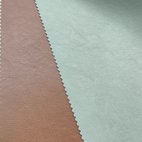 Tissu en cuir PU rétro bicolore gaufré anti-moisissure pour vestes, jupes et vêtements
