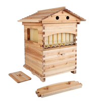 Ruche à flux automatique efficace, facile à collecter le miel, villa d'abeille entièrement équipée