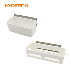 Hyderon Wall Mounted <b>Kitchen</b> Storage <b>Rack</b> Plastic Multi Function Cabinet Organizer For Pot Lid Chopstick Seasoning Storage - Product Image 1