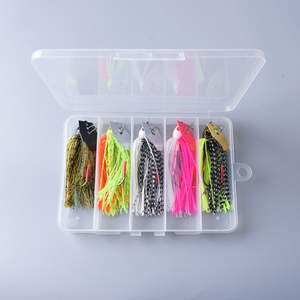 Stoppeur d'eau Mustache Lao pour jig en acier inoxydable 7g/9g/11g/14g avec hameçons pour poissons d'eau salée et d'eau douce - Product Image 6