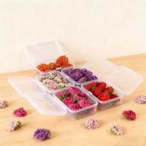 Kits de 6 fleurs artificielles en plastique OEM pour la fabrication artisanale décorative et la création de cadeaux - Product Image 3