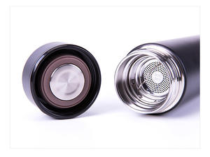 Vente en gros Fiole à vide à double paroi isolée en acier inoxydable Smart Time Marker avec affichage LED de la température - Product Image 6