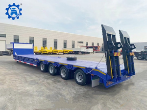 4 trục thấp giường Trailer 15m thấp giường xe tải Trailer thấp giường xe tải Trailer - Product Image 4