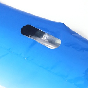 New Arrivals Blue White PE Plastic <strong>Cooler</strong> Bag Insulated Folding Picnic Portable <strong>Ice</strong> <strong>Pack</strong> Food Thermal Bag Custom <strong>Cooler</strong> Bag - Product Image 3