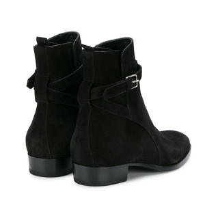 Bottes Chelsea vintage pour hommes Bottes en cuir de vachette respirantes et confortables de qualité supérieure Chaussures décontractées - Product Image 5