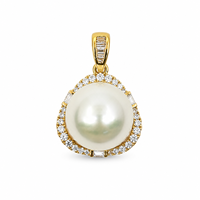 Collier pendentif en argent 925 plaqué or 18 carats avec perle d'eau douce en forme de cœur, perle Edison, chaîne en argent, unisexe, pour tous les jours, anniversaire, UM Jewelry