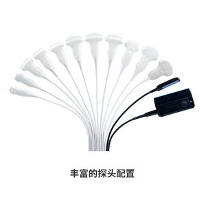 Détecteur d'échographie portable pour animaux de compagnie, instrument de test ultrasonique numérique pour usage vétérinaire avec plusieurs sondes, certifié CE - Product Image 1