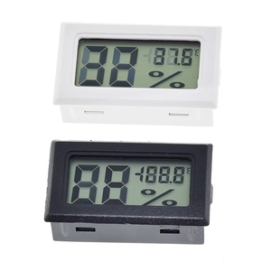 Thuận tiện Mini LCD kỹ thuật số Nhiệt kế ẩm kế nhiệt trong nhà cảm biến nhiệt độ độ ẩm Meter linh kiện điện tử - Product Image 6