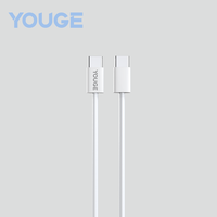 Câble de charge YOUGE PD Type C-C 1M pour iPhone 17 16 15 14 Pro, câble de données pour téléphone portable