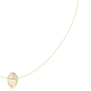 Collier pendentif fixe en diamant marquise style filigrane moderne pour occasion de mariage, disponible au prix export - Product Image 4