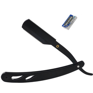 Shaving <b>Set</b> With Stainless Steel Razor Wooden Brush Comb Scissors And Bag For <b>Beard</b> <b>Grooming</b> - Product Image 5