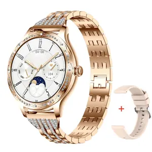 2024 New fashion Diamond BT smart watch AK60 Women's Watch AI dial IP68 Waterproof multi-sport smart watch