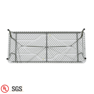 Buena calidad <span class=keywords><strong>6</strong></span> pies mesa plegable boda plegable al por mayor blanco al aire libre de plástico Camping mesa plegable - Product Image 4