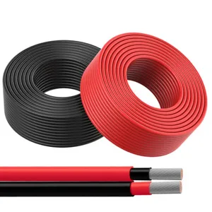 Câble Solaire Photovoltaïque DC Certifié TUV PV1f XLPE 4mm 6mm 10mm en Cuivre Étamé PVC pour Contrôle Électrique Industriel - Product Image 5